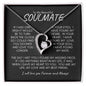 To My Beautiful Soulmate Forever Love Necklace