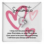 To My Soulmate Forever Love Necklace