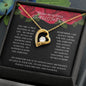 To My Beautiful Daughter Forever Love Necklace