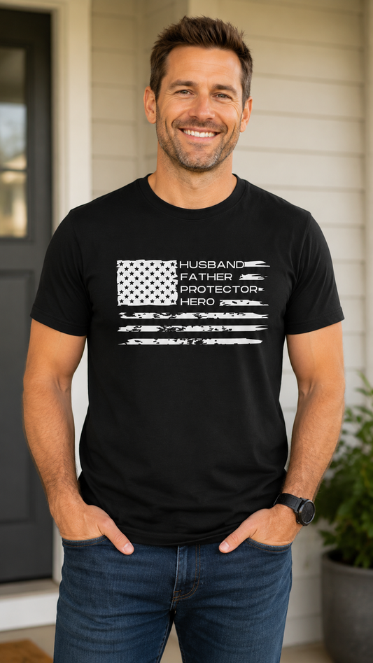 FATHER'S DAY FLAG TSHIRT