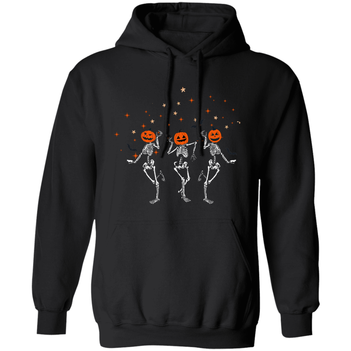 Dancing Skeleton Pumpkin Heads | Sweatshirt | Hoodie