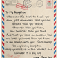 To My Daughter | Love Dad | Letter Blanket