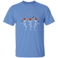 Dancing Skeleton Pumpkin Heads T-Shirt