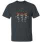 Dancing Skeleton Pumpkin Heads T-Shirt