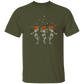 Dancing Skeleton Pumpkin Heads T-Shirt