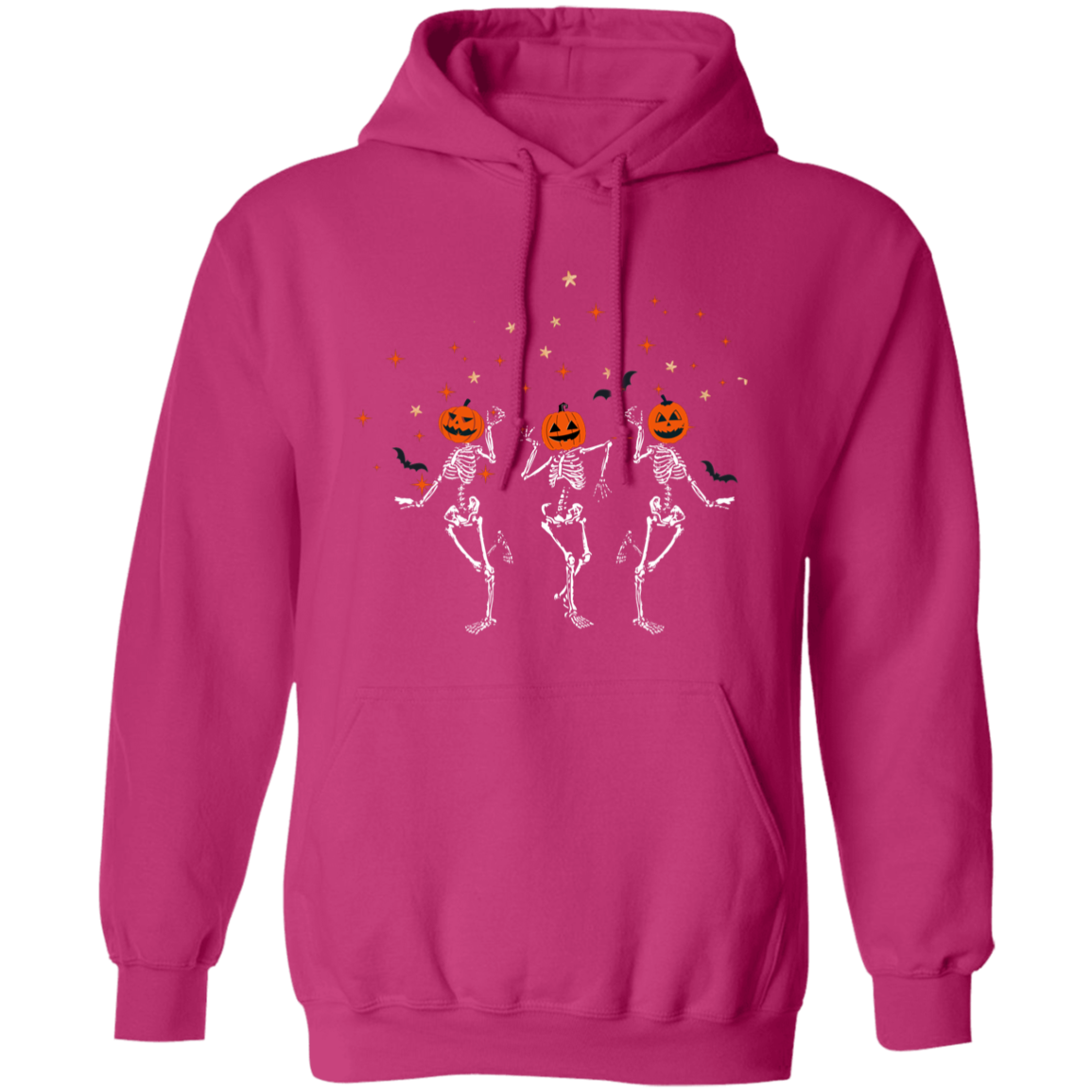 Dancing Skeleton Pumpkin Heads | Sweatshirt | Hoodie