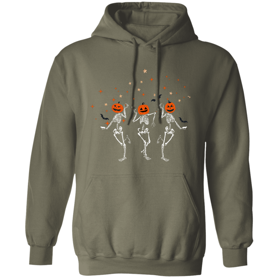 Dancing Skeleton Pumpkin Heads | Sweatshirt | Hoodie