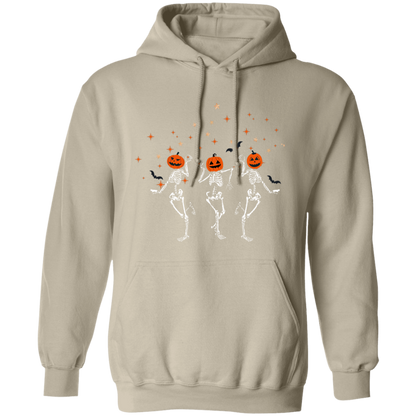 Dancing Skeleton Pumpkin Heads | Sweatshirt | Hoodie