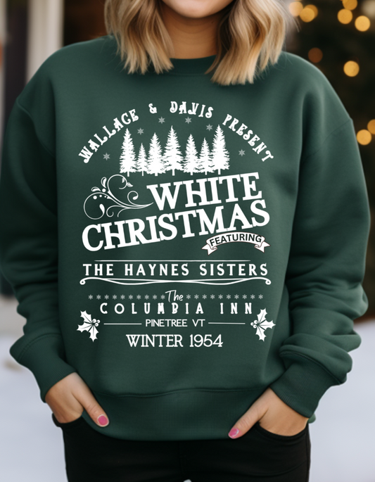 White Christmas Sisters Sweatshirts