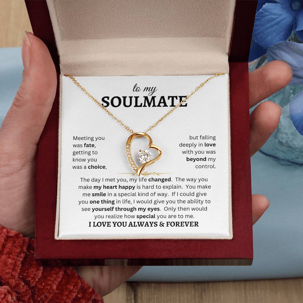 To My Soulmate | Forever Love Necklace