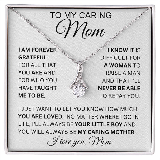 To My Caring Mom | Alluring Beauty Necklace