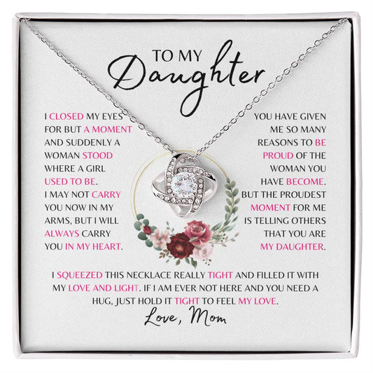 TO MY DAUGHTER  |  LOVEKNOT NECKLACE