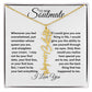 To My Soulmate | Birthday Flower | Customable Name Necklace