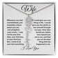 To My Wife | Birthday Flower | Customized Name Necklace