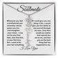 To My Soulmate | Birthday Flower | Customable Name Necklace