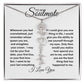 To My Soulmate | Birthday Flower | Customable Name Necklace