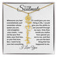 To My Soulmate | Birthday Flower | Customable Name Necklace
