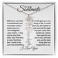 To My Soulmate | Birthday Flower | Customable Name Necklace