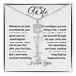 To My Wife | Birthday Flower | Customized Name Necklace