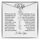 To My Wife | Birthday Flower | Customized Name Necklace