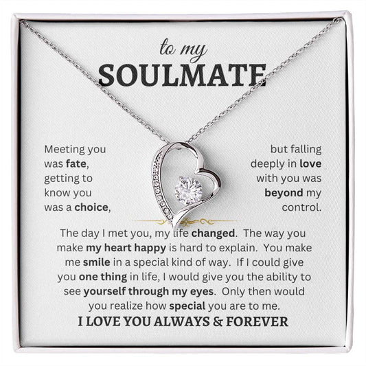 To My Soulmate | Forever Love Necklace