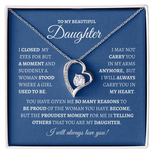 TO MY BEAUTIFUL DAUGHTER | Forever Love Necklace