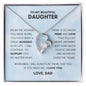 TO MY BEAUTIFUL DAUGHTER | FOREVER LOVE NECKLACE
