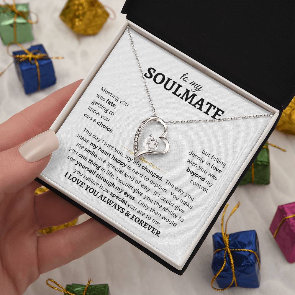 To My Soulmate | Forever Love Necklace