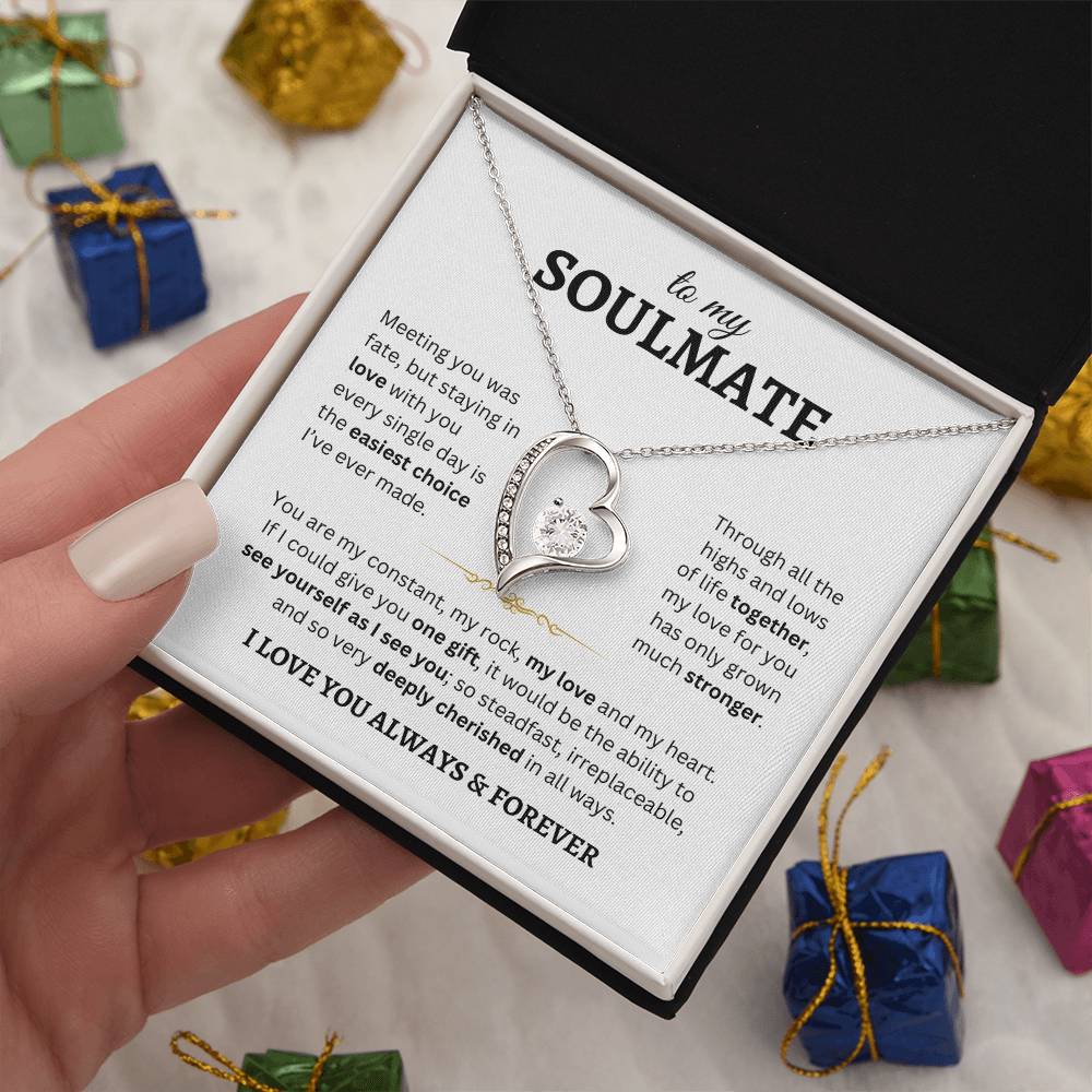 To My Soulmate | Forever Love Necklace