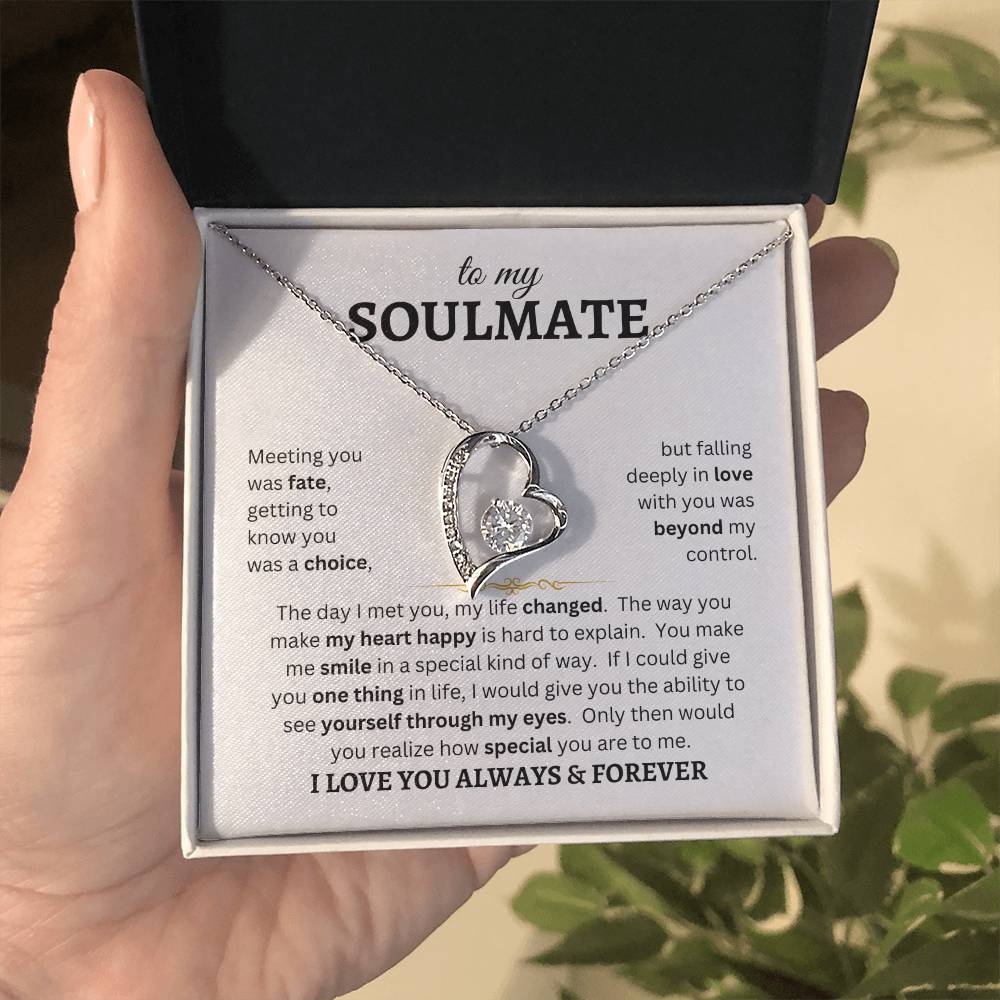 To My Soulmate | Forever Love Necklace