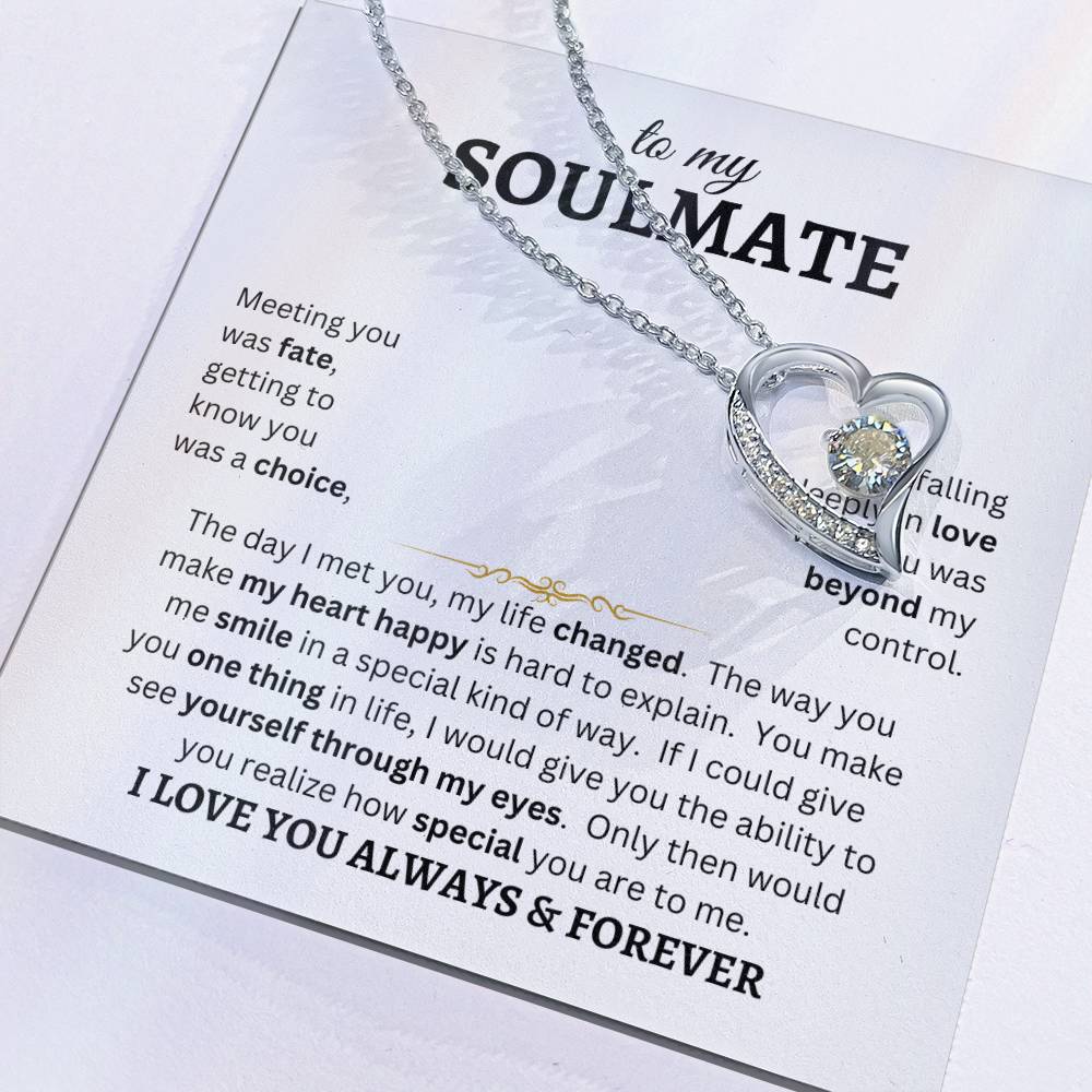 To My Soulmate | Forever Love Necklace