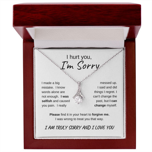 I hurt you, I'm Sorry | Alluring Beauty Necklace