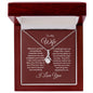 To My Wife Alluring Beauty Necklace