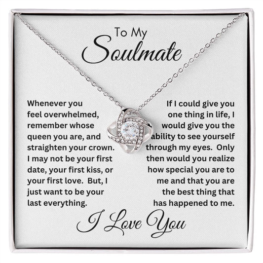 Soulmate | Whenever you Feel |Love Knot Necklace