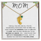 MOM - Personalized Baby feet with Birthstones