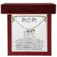MOM - Personalized Baby feet with Birthstones