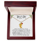 MOM - Personalized Baby feet with Birthstones