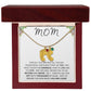MOM - Personalized Baby feet with Birthstones