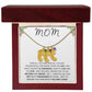 MOM - Personalized Baby feet with Birthstones