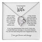 To My Beautiful Wife Forever Love Necklace