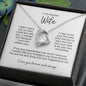 To My Beautiful Wife Forever Love Necklace