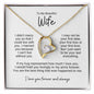 To My Beautiful Wife Forever Love Necklace